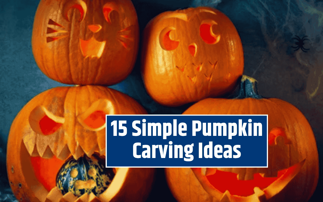 15 Simple Pumpkin Carving Ideas