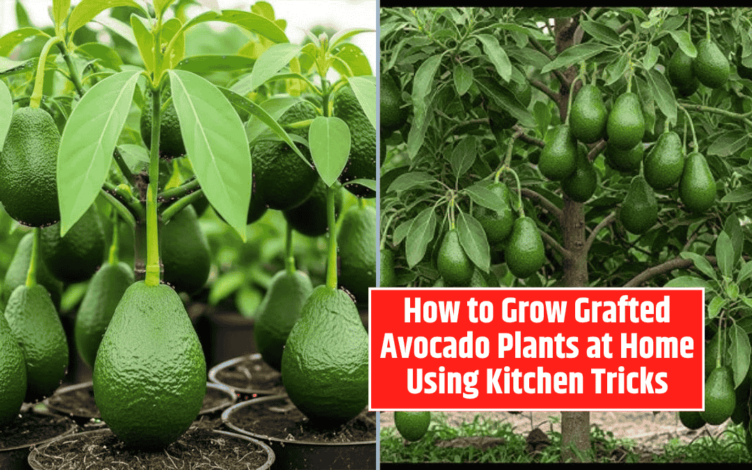 How to Grow Grafted Avocado Plants at Home Using Kitchen Tricks